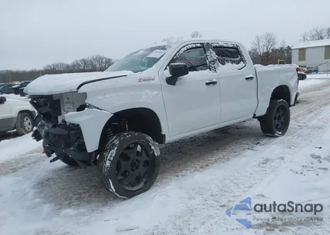 2021 Chevrolet Silverado 1500 4Wd Short Bed Lt Trail Boss from USA, damaged, VIN 3GCPYFEDXMG347939